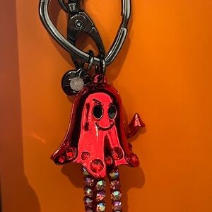 Betsey Johnson Sparkling devil ghost  Keychain